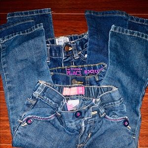 Assorted toddler jeans